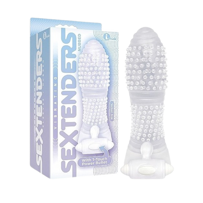 Vibrating Sextenders, Nubbed - Clear (8255090360537)