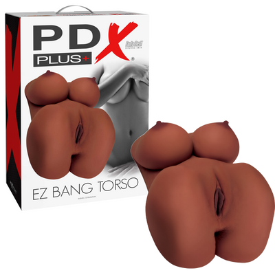 PDX Plus EZ Bang Torso Masturbator - Caramel (8127898779865)