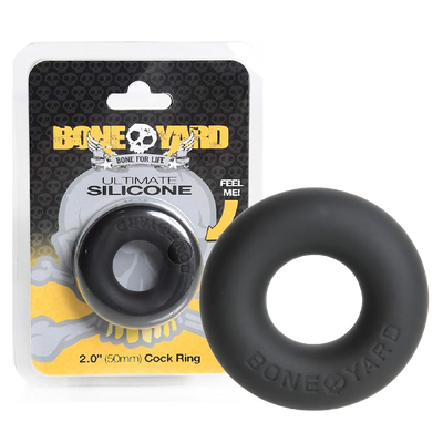 Boneyard Silicone Ultimate Ring Black (8112063381721)