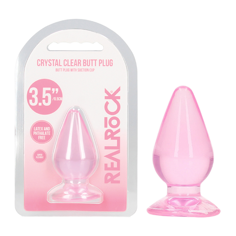 3.5" Anal Plug - Pink