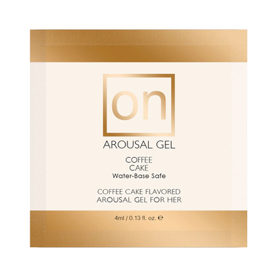 ON Arousal Gel for Her Coffe Cake Foil Pack (7731508478169)