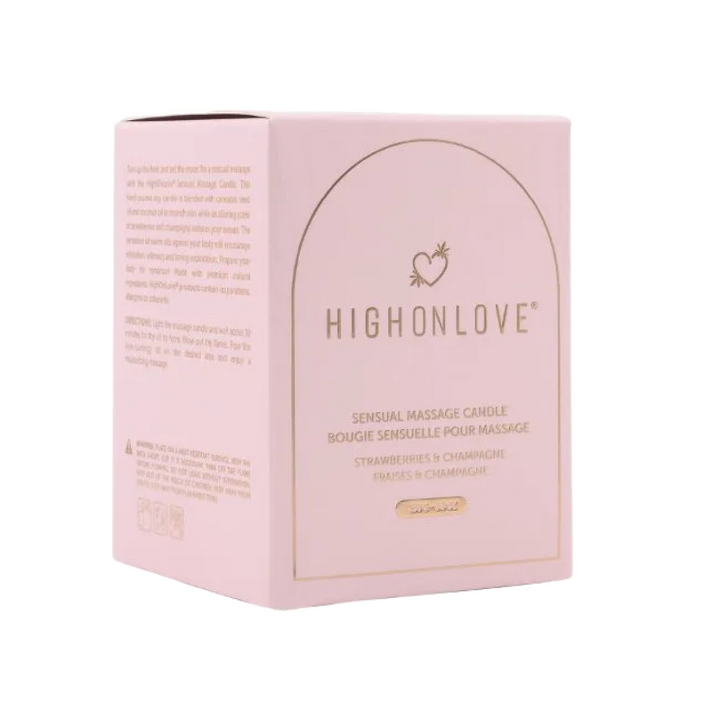 HighOnLove Strawberry Champagne Massage Candle (8164952342745)