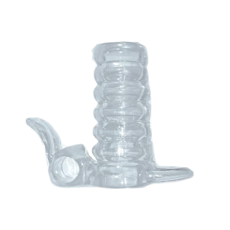 Wet Dreams Vibrating Plump Bunny Rabbit Sleeve - Clear (9084384706777)