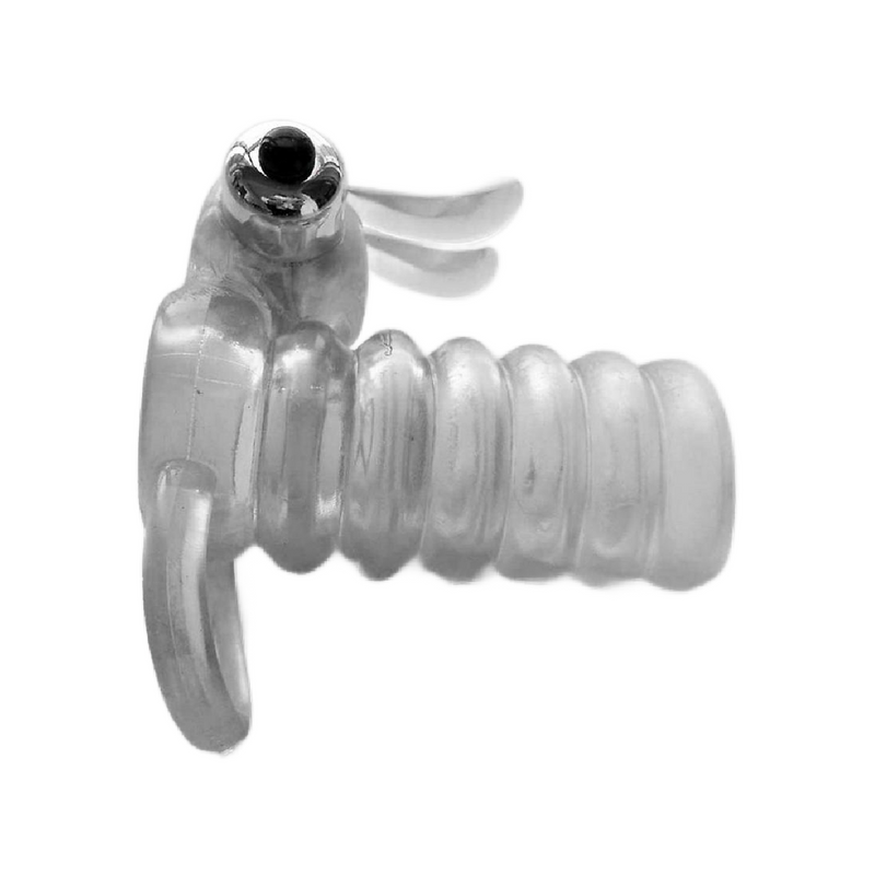 Wet Dreams Vibrating Plump Bunny Rabbit Sleeve - Clear WET DREAMS PTY Wet Dreams Vibrating Plump Bunny Rabbit Sleeve - Clear WET DREAMS PTY