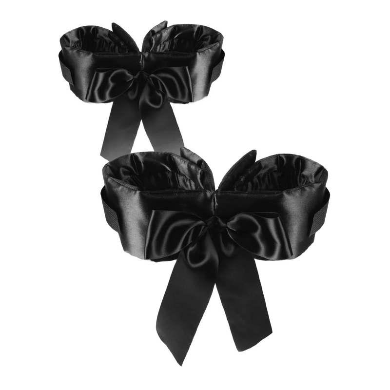 Fetish Fantasy Series Limited Edition Bowtie Cuffs - Black