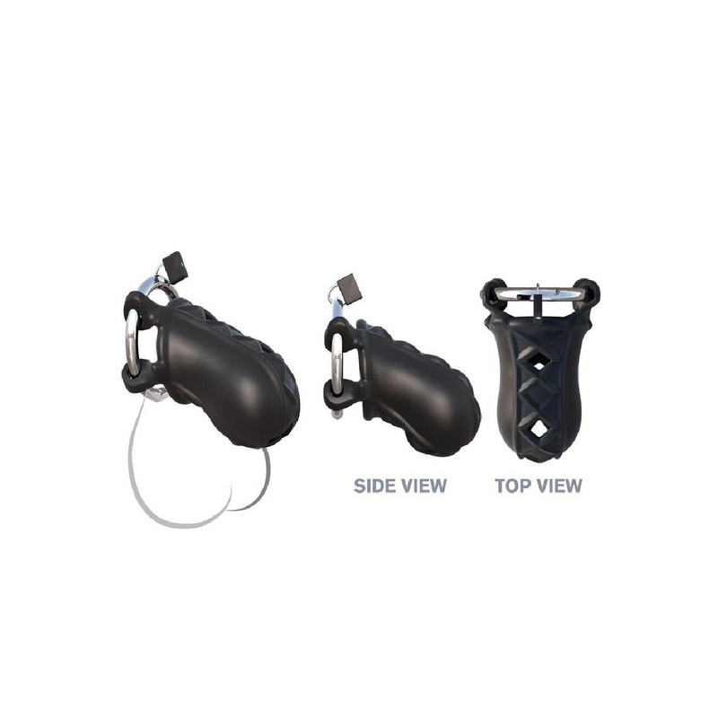 Fantasy C-Ringz Extreme Silicone Cock Blocker Cock Ring - Black