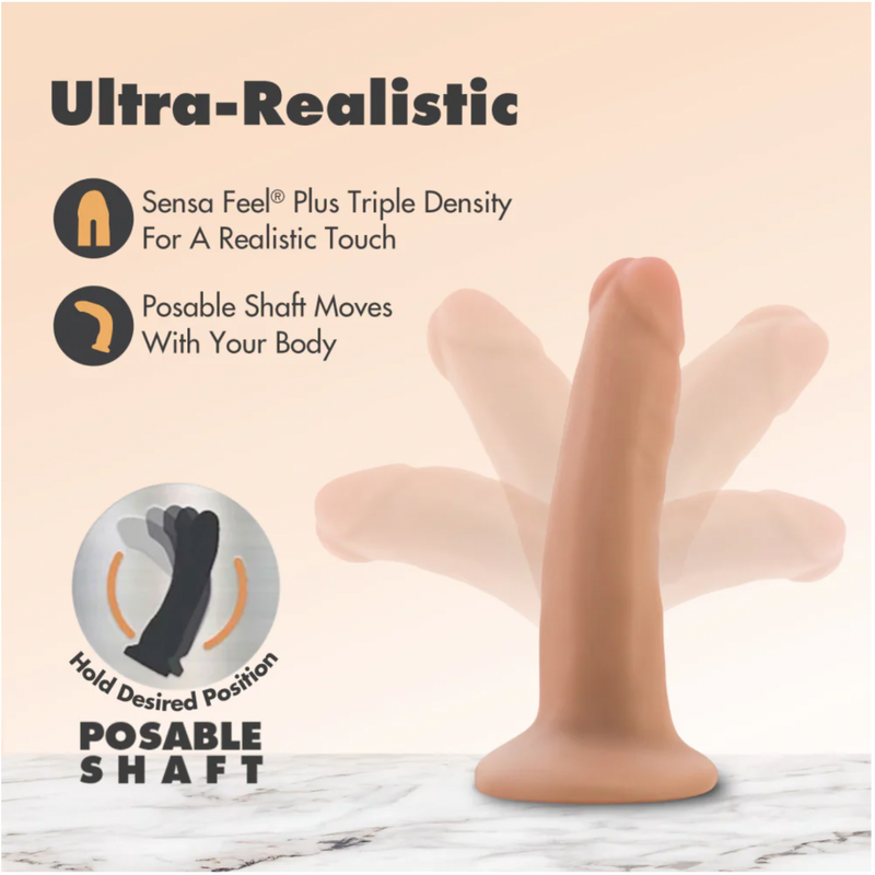 Dr.Skin 5" Cock With SuctionCup Vanilla