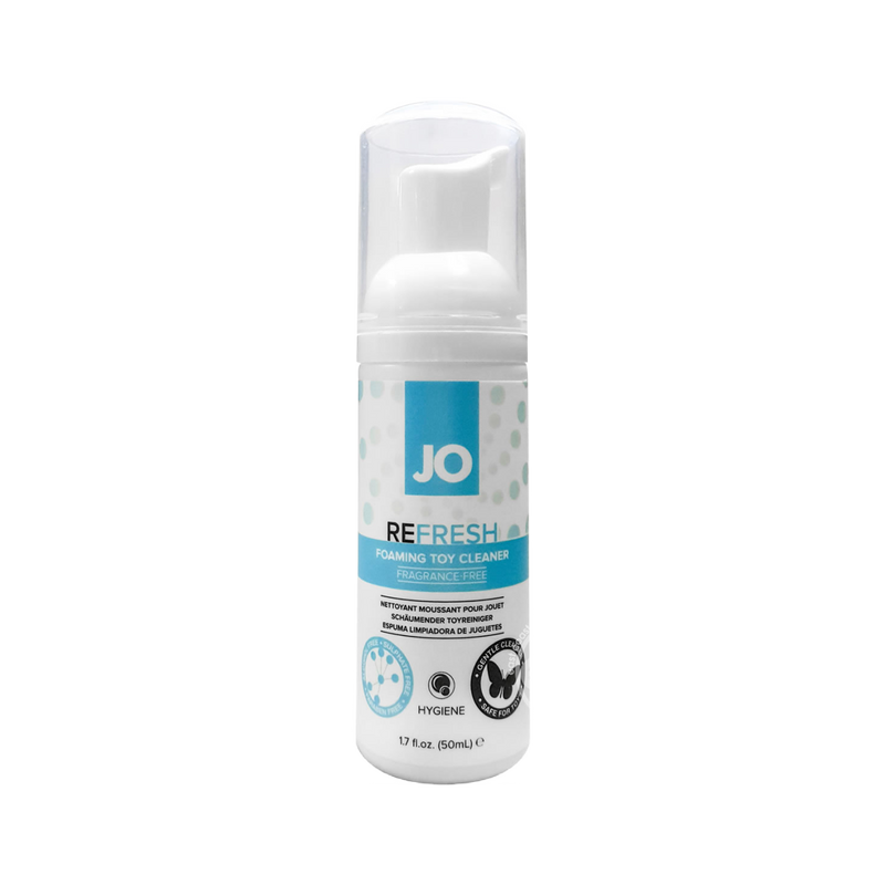 JO Refresh Foaming Toy Cleaner - Fragrance Free - Hygiene 1.7 floz / 50 mL