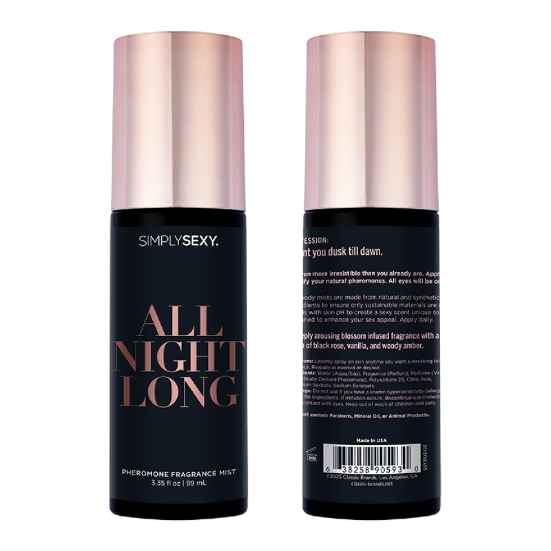Pheromone BodyMist - All Night Long 3.35oz