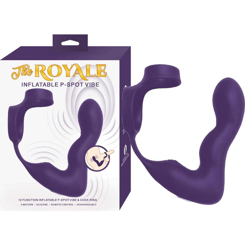 The Royal Inflatable P-Spot Vibe - Purple