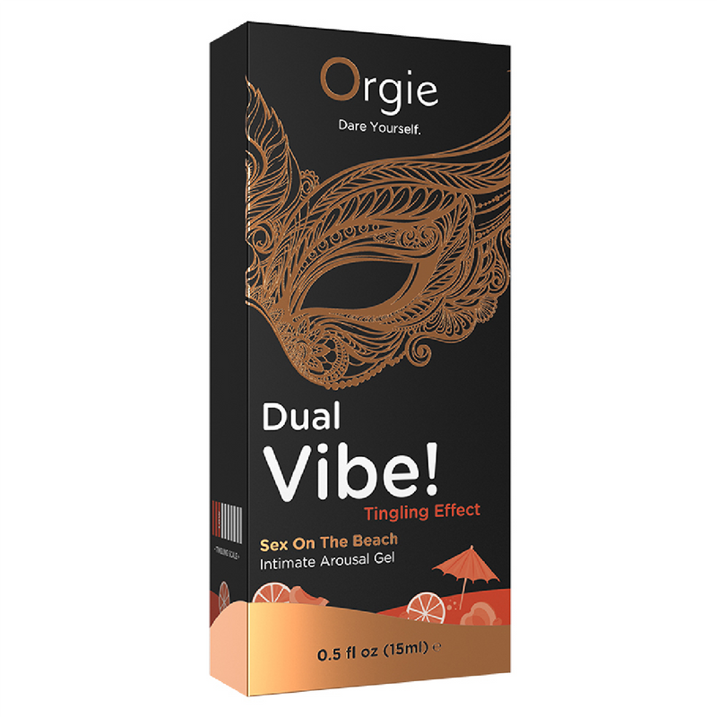Orgie Dual Vibe! Intimate Arousal Gel-Sex on The Beach
