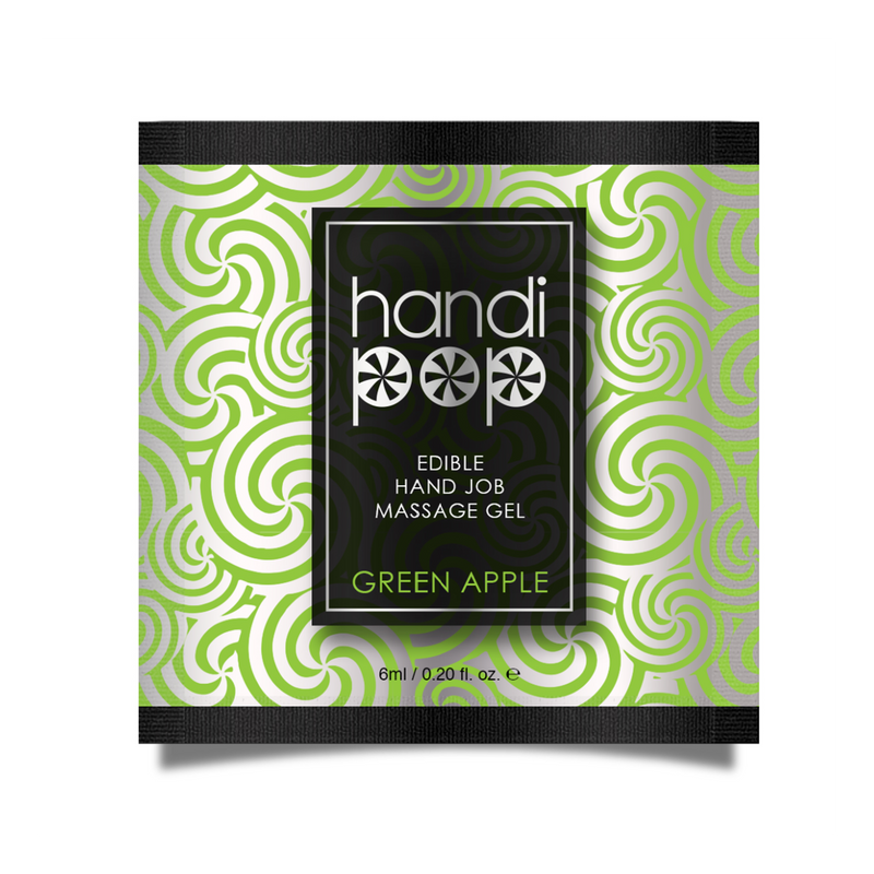 HandiPop Edible Handjob Massage Gel Green Apple
