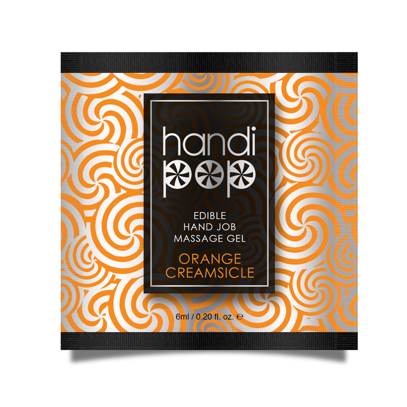 HandiPop Edible Handjob Massage Gel Orange Creamscicle
