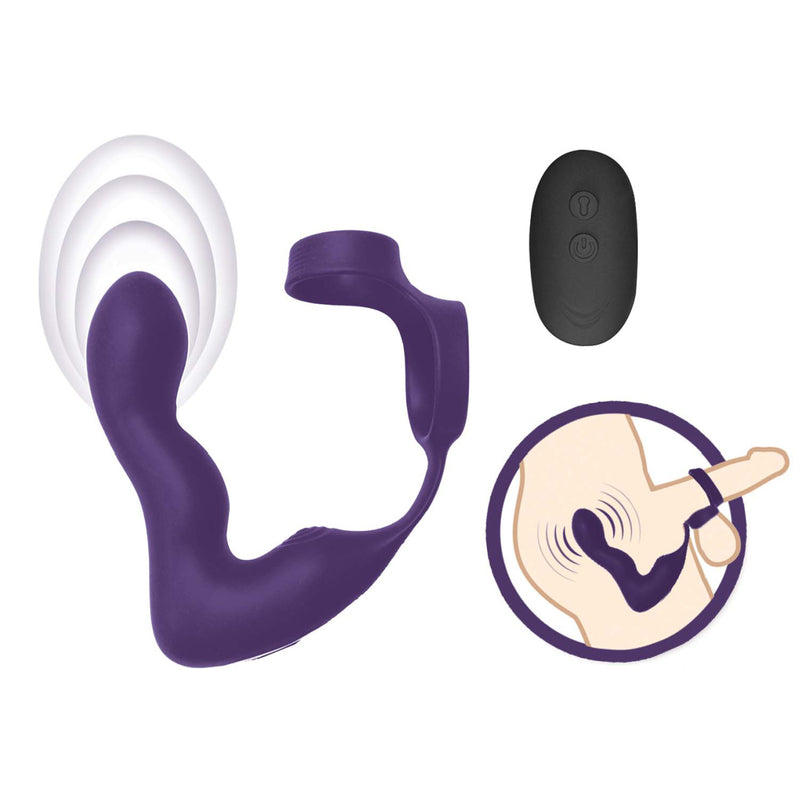 The Royal Inflatable P-Spot Vibe - Purple