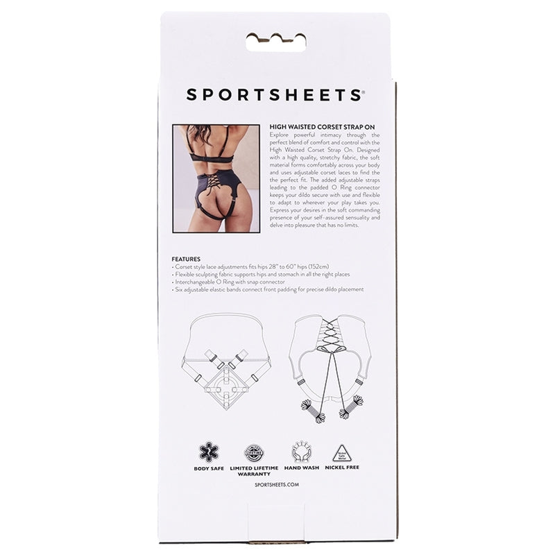 Sportsheets High Waisted Corset Strap On (9077028552921)