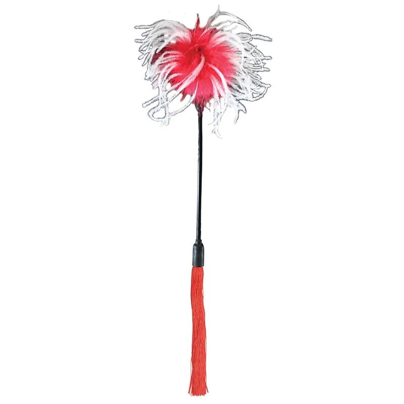 S&M Enchanted Feather Tickler - Red/White (9079177412825)