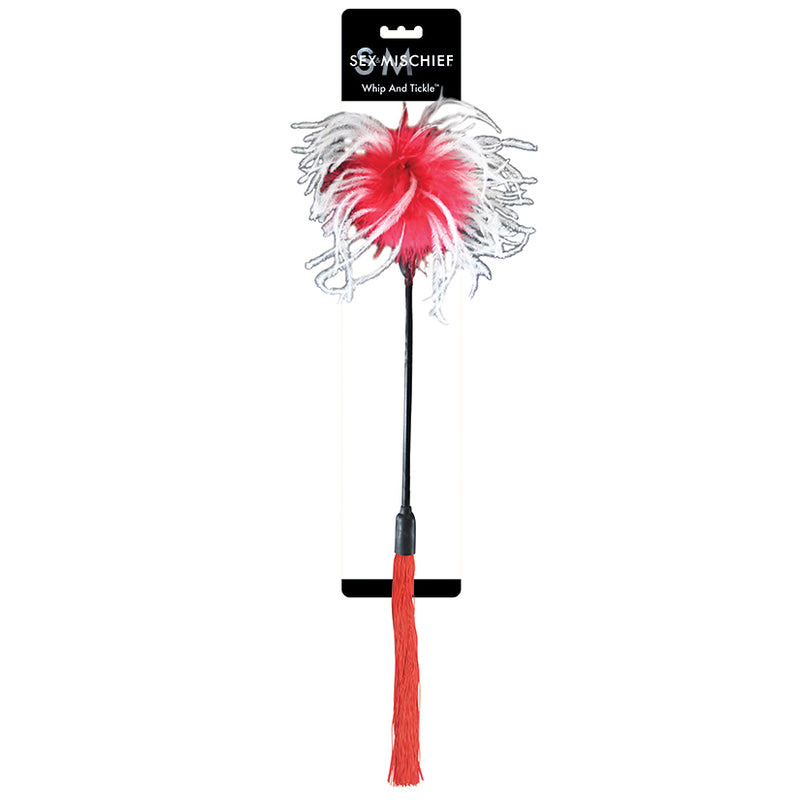 S&M Enchanted Feather Tickler - Red/White (9079177412825)