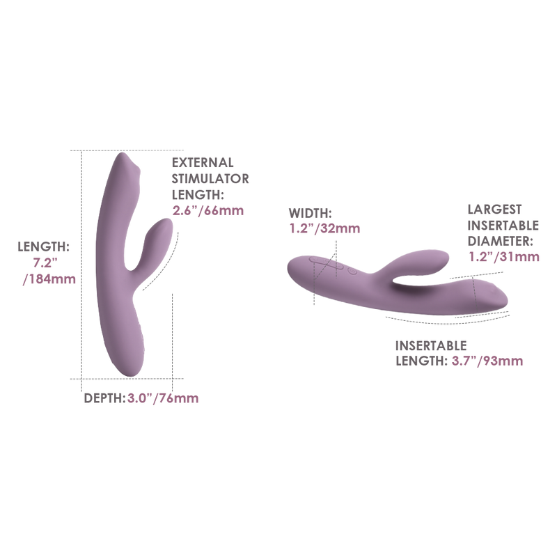 SVAKOM Trysta NEO  Dual-Motor Targeted Rolling-Bead G-spot & Clitoris Vibrator - Romantic Rose (8962541387993)