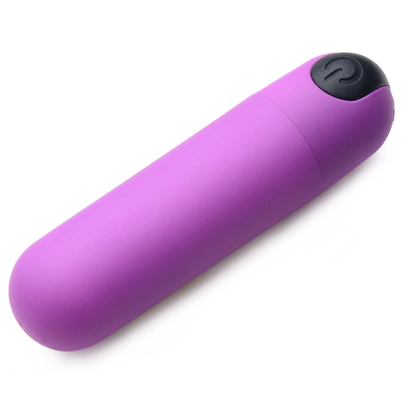 21X Vibrating Bullet With Remote Control - Purple (8189834133721)
