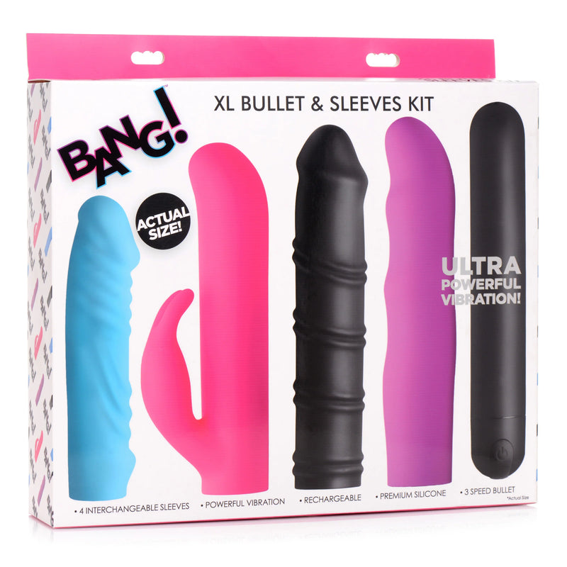 3 Speed 4-In-1 XL Bullet And Sleeves Kit (8189837738201)