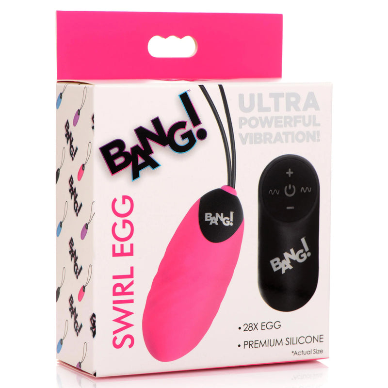28X Swirl Silicone Egg - Pink (8189839376601)