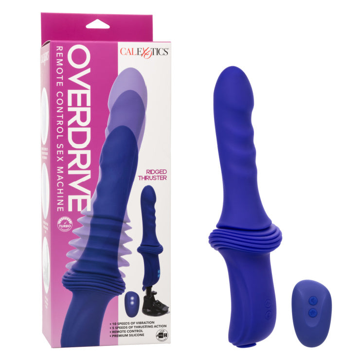 Overdrive Remote Control Sex Machine Ridged Thruster (9036992512217)