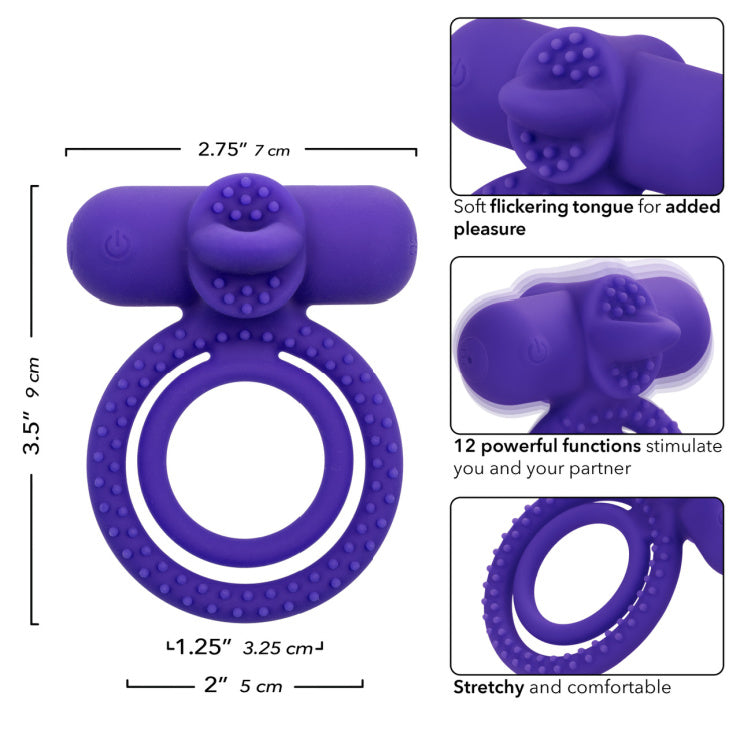 Silicone Rechargeable Dual Climaxer (9036338331865)