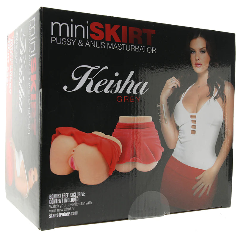 Keisha Grey Mini Skirt Pussy & Anus Masturbator (8209426907353)