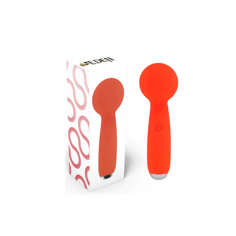 Petites Lil Exclaim Mini Wand Vibrator - Orange (8552218984665)