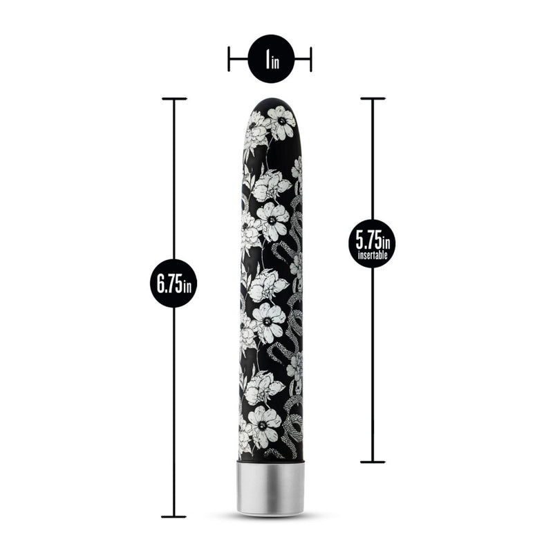 The Collection - Eden - 7 Inch Rechargeable Vibe - Black (8459227136217)