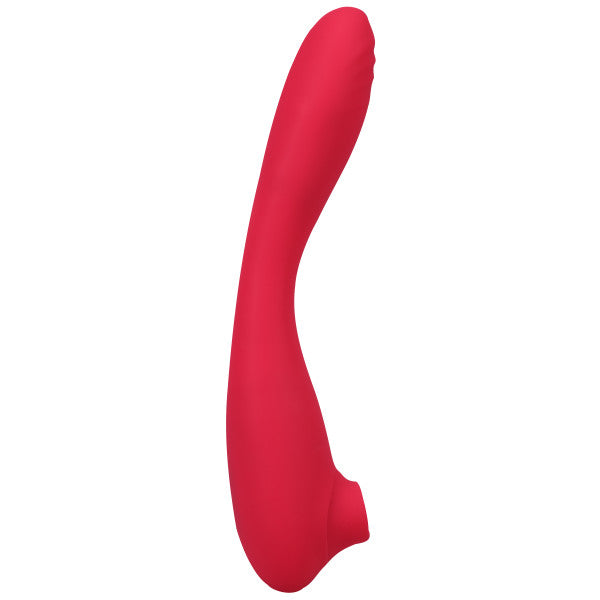 This Product Sucks - Sucking Clitoral Stimulator with Bendable G-Spot Vibrator - Rechargeable - Pink (8236333924569)