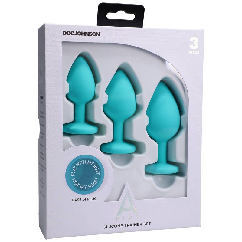 A-Play - Silicone Trainer Set - 3 Piece Set - Teal (7626485956825)