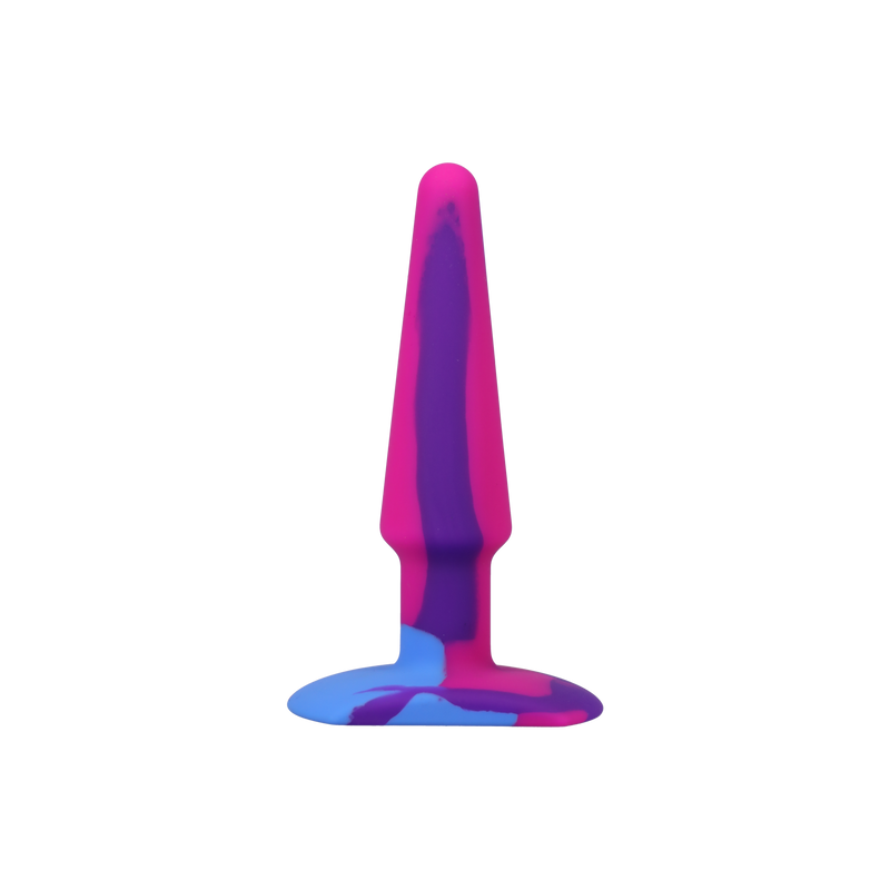 A-Play - Groovy - Silicone Anal Plug - 5 inch - Berry (7847277265113)
