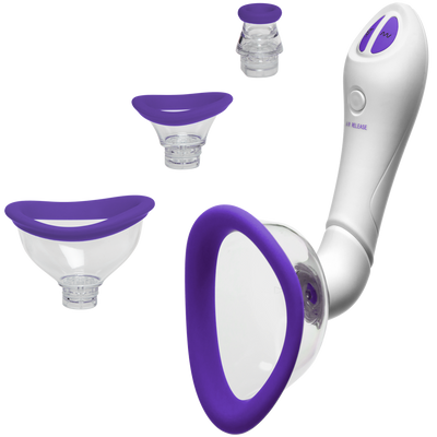 Bloom - Intimate Body Pump - Automatic - Vibrating - Rechargeable - Purple/White (7453077536985)