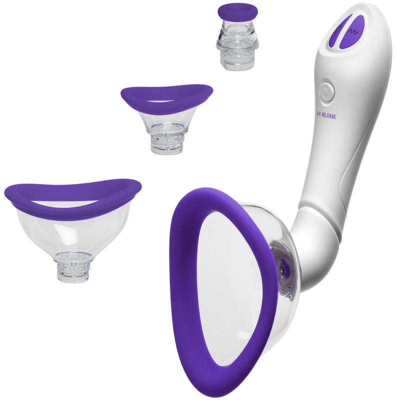 Bloom - Intimate Body Pump - Automatic - Vibrating - Rechargeable - Purple/White (7453077536985)