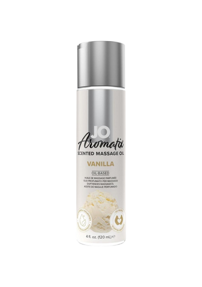 Jo Aromatix Massage Oil 4oz - Vanilla (7846503940313)