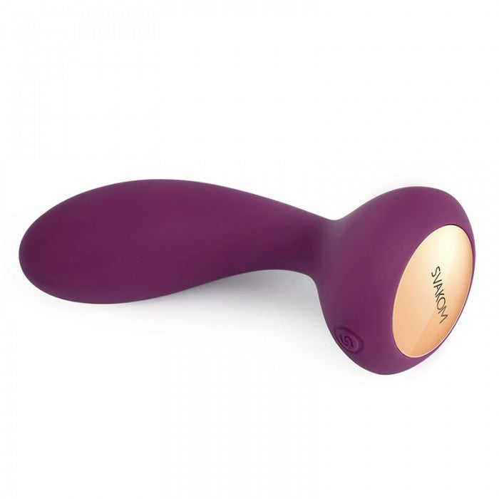 SVAKOM Julie Flexible Powerful Wearable Vibrating Anal & G-spot Plug Prostate Milking Massager with Remote Control (4698717454435)