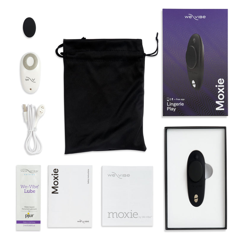 We-Vibe Moxie Wearable Clitoral Vibrator in Black (6541047201989)
