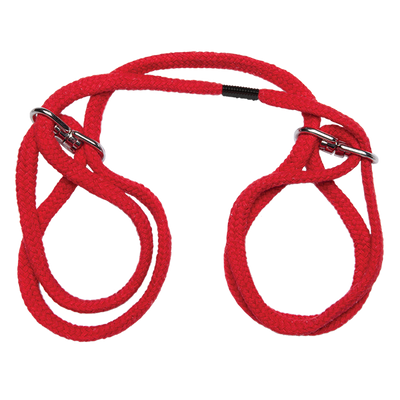 Japanese Style Bondage - 100% Cotton Wrist or Ankle Cuffs - Red (3958177136739)