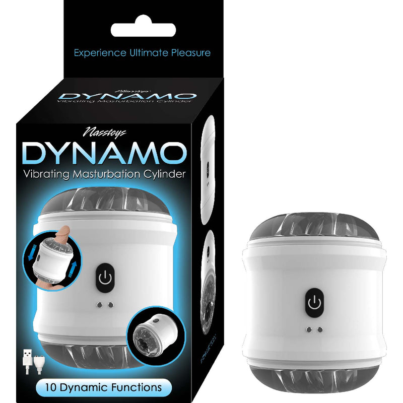 DYNAMO VIBRATING MASTURBATOR CUP-WHITE (8103345946841)