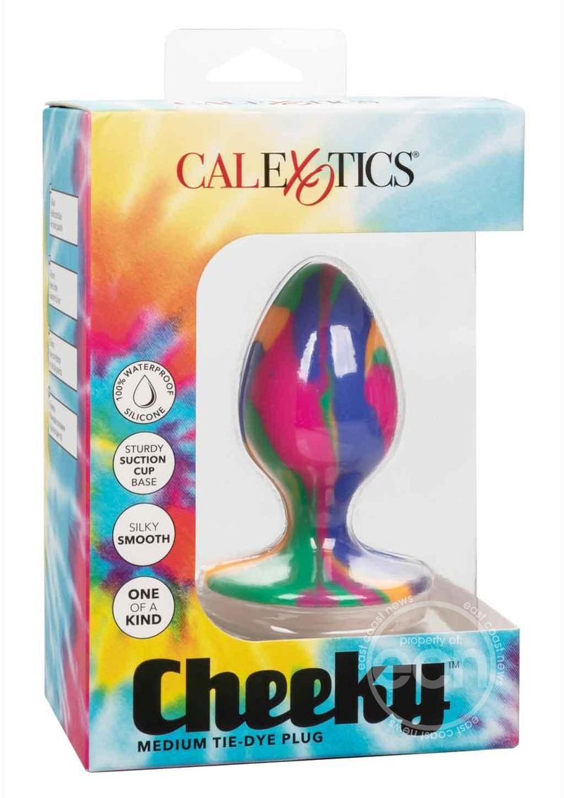 Cheeky Tie-Dye Silicone Plug Medium - Multicolor (7659136090329)