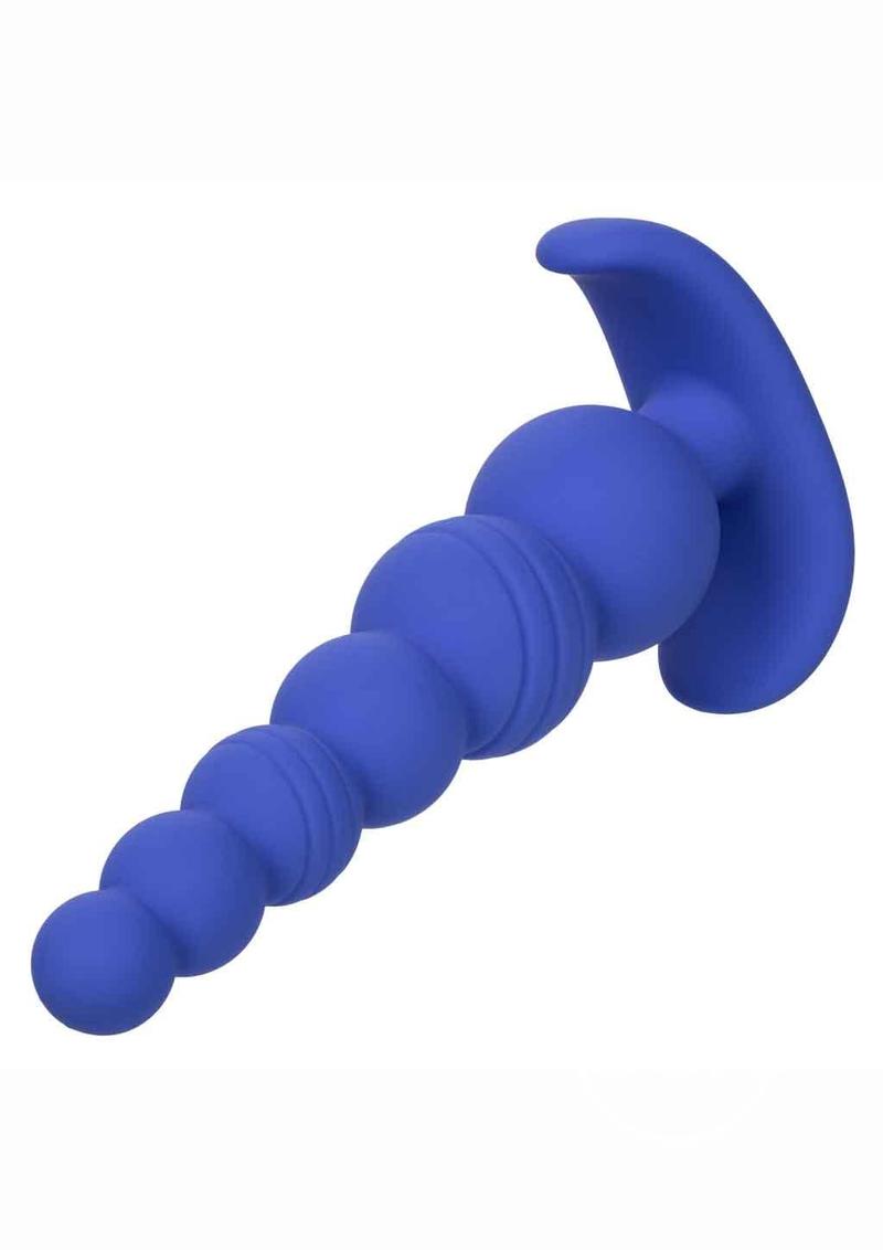 Cheeky X-6 Beads Silicone Anal Probe - Blue (7659141791961)