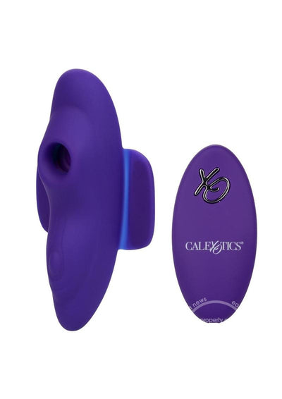 Lock-N-Play Remote Suction Rechargeable Silicone Panty Teaser Panty Vibe - Purple (7659128127705)