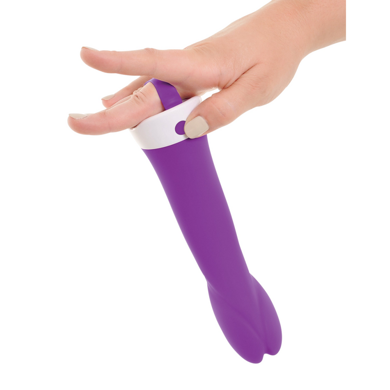 3Some Wall Banger G Silicone Rechargeable Vibrator with Remote Control - Purple (7791805071577)