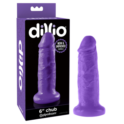 Dillio Chub Dildo 6in - Purple (7791914975449)