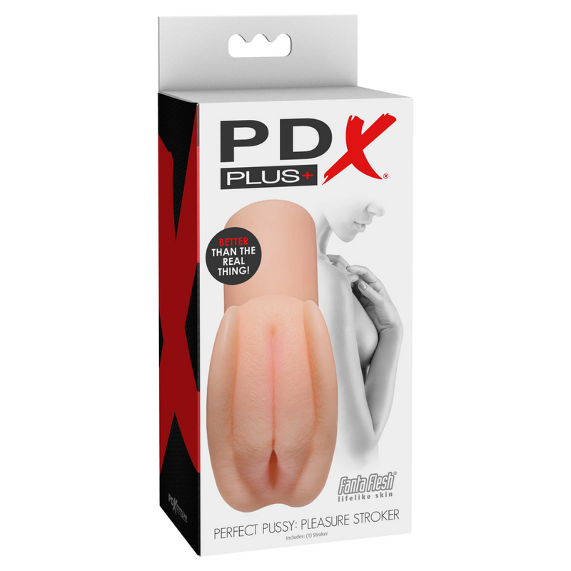 PDX Plus Perfect Pleasure Stroker - Pussy- Vanilla (7796779155673)