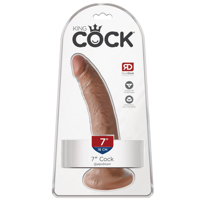 King Cock 7" Cock - Chocolate (7790947696857)