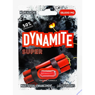 Dynamite Super Male Sexual Enhancement 50% Stronger (7725796327641)