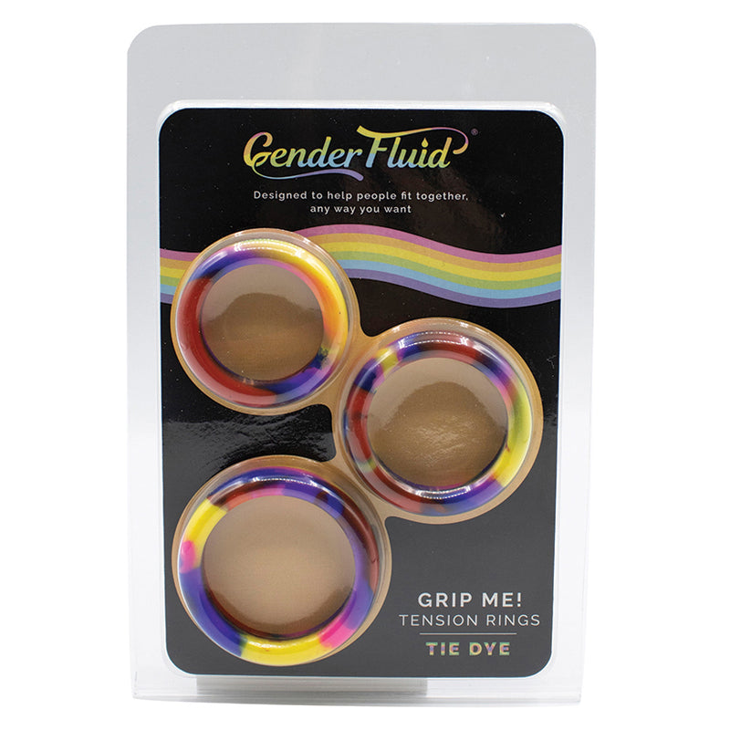 Gender Fluid Grip Me Tension Ring Set-Tie Dye (7830585770201)