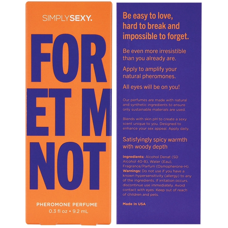Simply Sexy Pheromone Perfume-Forget Me Not 0.3oz (8088640913625)
